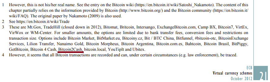 ECB - Virtual Currency Schemes